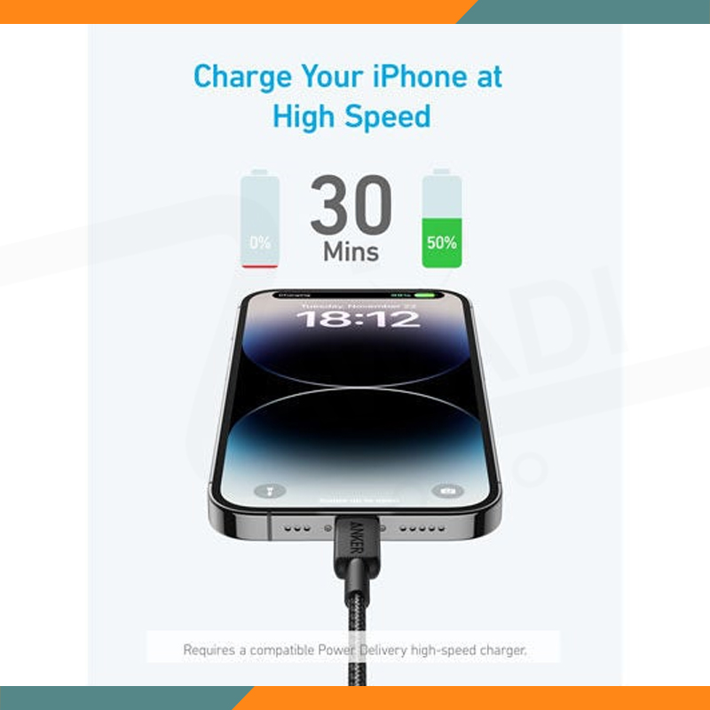 Anker 322 USB-C to Lightning Cable