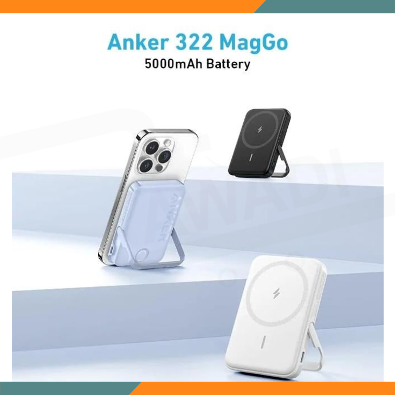 Anker Power Bank 322 MagGo 5000mAh MagSafe Battery Portable