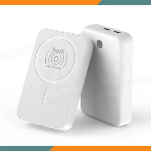 Budi PD 20W Magnetic Wireless Power Bank with 15W Wireless Charge and Dual Input